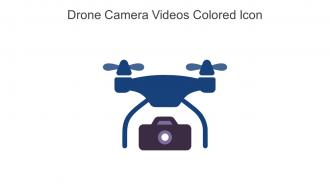 Drone Camera Videos Colored Icon In Powerpoint Pptx Png And Editable Eps Format