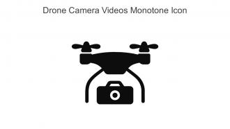 Drone Camera Videos Monotone Icon In Powerpoint Pptx Png And Editable Eps Format