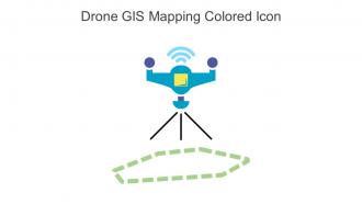 Drone Gis Mapping Colored Icon In Powerpoint Pptx Png And Editable Eps Format