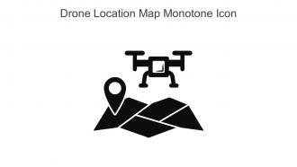 Drone Location Map Monotone Icon In Powerpoint Pptx Png And Editable Eps Format
