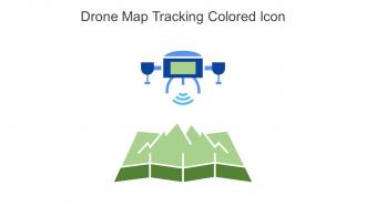 Drone Map Tracking Colored Icon In Powerpoint Pptx Png And Editable Eps Format
