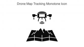 Drone Map Tracking Monotone Icon In Powerpoint Pptx Png And Editable Eps Format
