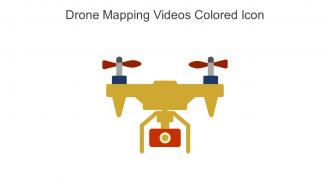 Drone Mapping Videos Colored Icon In Powerpoint Pptx Png And Editable Eps Format