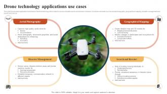 Drone Technology Applications Use Cases