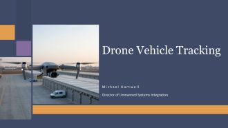 Drone Vehicle Tracking PPT Graphics VA