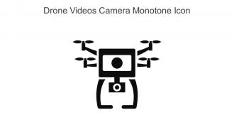 Drone Videos Camera Monotone Icon In Powerpoint Pptx Png And Editable Eps Format