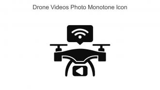 Drone Videos Photo Monotone Icon In Powerpoint Pptx Png And Editable Eps Format