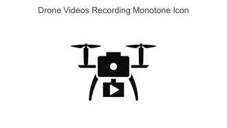 Drone Videos Recording Monotone Icon In Powerpoint Pptx Png And Editable Eps Format