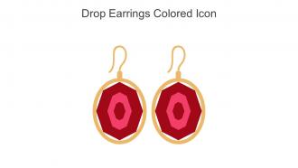 Drop Earrings Colored Icon In Powerpoint Pptx Png And Editable Eps Format