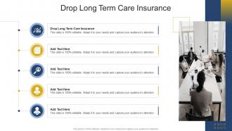Drop Long Term Care Insurance In Powerpoint And Google Slides Cpb