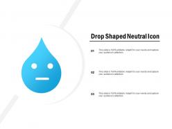 Drop Shaped Neutral Icon
