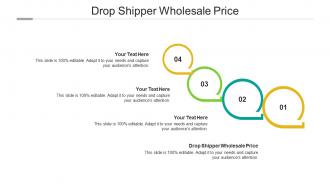 Drop shipper wholesale price ppt powerpoint presentation model graphics design cpb