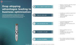 Drop Shipping Advantages Leading To Business Optimization