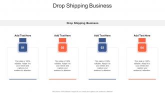 Drop Shipping Business In Powerpoint And Google Slides Cpb