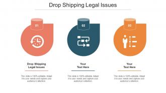 Drop Shipping Legal Issues Ppt Powerpoint Presentation Styles Smartart Cpb