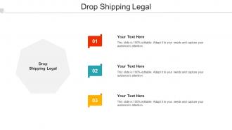 Drop Shipping Legal Ppt Powerpoint Presentation Slides Introduction Cpb