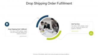 Drop Shipping Order Fulfillment In Powerpoint And Google Slides Cpb