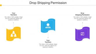Drop Shipping Permission Ppt Powerpoint Presentation File Example File Cpb