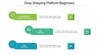 Drop Shipping Platform Beginners Ppt Powerpoint Presentation Portfolio Visual Aids Cpb