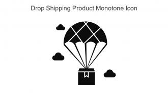 Drop Shipping Product Monotone Icon In Powerpoint Pptx Png And Editable Eps Format