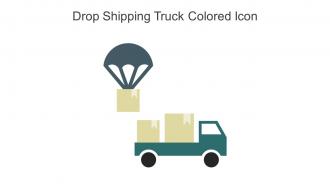 Drop Shipping Truck Colored Icon In Powerpoint Pptx Png And Editable Eps Format