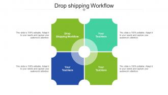 Drop shipping workflow ppt powerpoint presentation gallery topics cpb