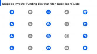 Dropbox Investor Funding Elevator Pitch Deck Icons Slide Ppt Pictures