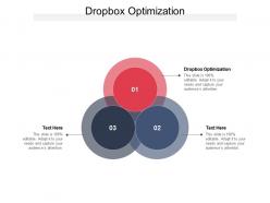 Dropbox optimization ppt powerpoint presentation visual aids summary cpb