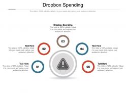 Dropbox spending ppt powerpoint presentation infographic template influencers cpb