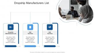 Dropship Manufacturers List In Powerpoint And Google Slides Cpb