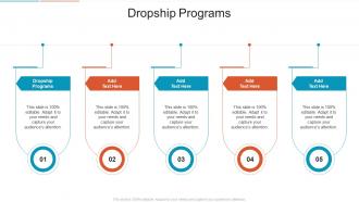 Dropship Programs In Powerpoint And Google Slides Cpb