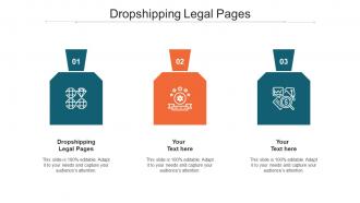 Dropshipping Legal Pages Ppt Powerpoint Presentation Portfolio Slide Cpb