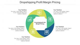 Dropshipping Profit Margin Pricing Ppt Powerpoint Presentation Ideas File Formats Cpb