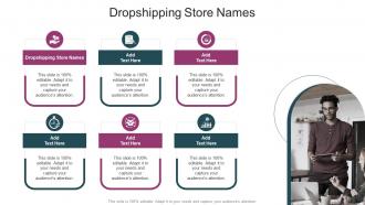 Dropshipping Store Names In Powerpoint And Google Slides Cpb
