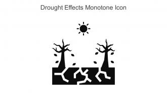 Drought Effects Monotone Icon In Powerpoint Pptx Png And Editable Eps Format