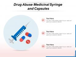 Drug Abuse Awareness Medicinal Measuring Individual Spreading