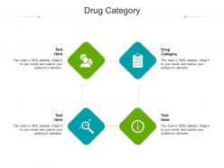 Drug category ppt powerpoint presentation background image cpb