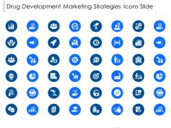 Drug development marketing strategies icons slide ppt powerpoint presentation inspiration
