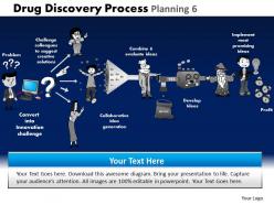 Drug discovery process planning 6 powerpoint slides and ppt templates db