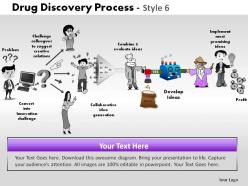 Drug discovery process style 6 powerpoint slides