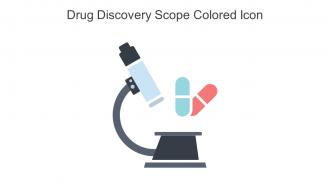 Drug Discovery Scope Colored Icon In Powerpoint Pptx Png And Editable Eps Format