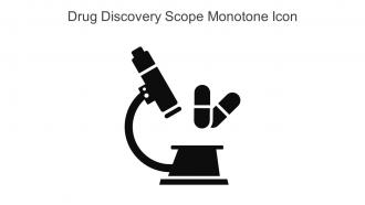 Drug Discovery Scope Monotone Icon In Powerpoint Pptx Png And Editable Eps Format