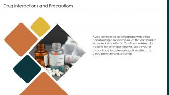 Drug Interactions And Precautions Apomorphine PPT Sample ST AI SS PPT ...