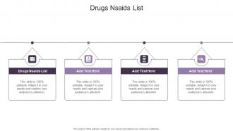 Drugs Nsaids List In Powerpoint And Google Slides Cpb