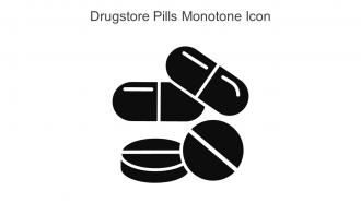 Drugstore Pills Monotone Icon In Powerpoint Pptx Png And Editable Eps Format