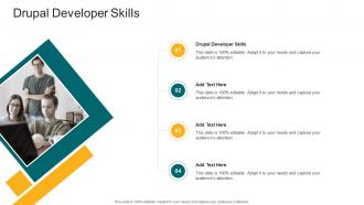 Drupal Developer Skills In Powerpoint And Google Slides Cpb