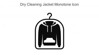 Dry Cleaning Jacket Monotone Icon In Powerpoint Pptx Png And Editable Eps Format