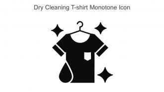 Dry Cleaning T Shirt Monotone Icon In Powerpoint Pptx Png And Editable Eps Format