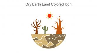Dry Earth Land Colored Icon In Powerpoint Pptx Png And Editable Eps Format