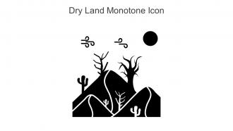 Dry Land Monotone Icon In Powerpoint Pptx Png And Editable Eps Format